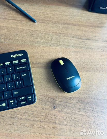 Беспроводная клавиатура и мышь logitech mk240 nano