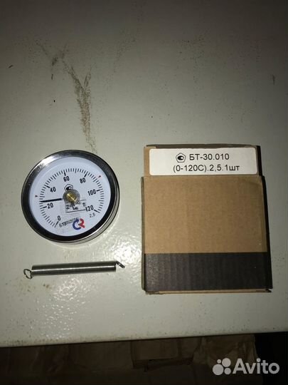Термометр биметаллический бт-30.010 (0-120C)