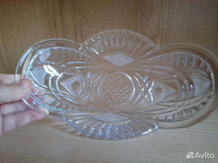 Вазы, салатники из хрусталя сср