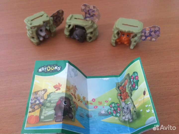 Серия киндер Животные в домиках 2017