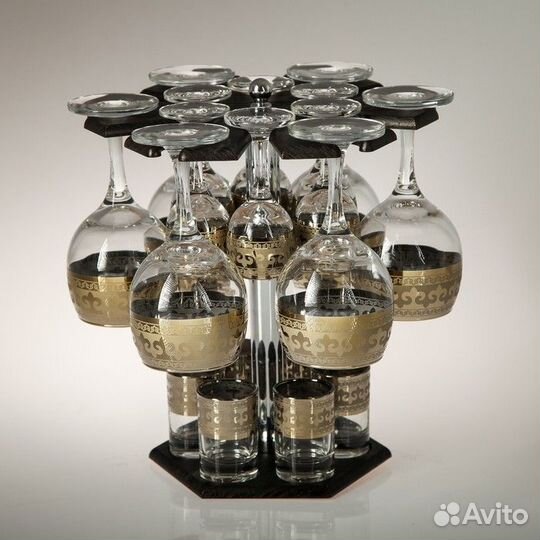 Мини-бар 18 предметов вино Карусель Византия, темн