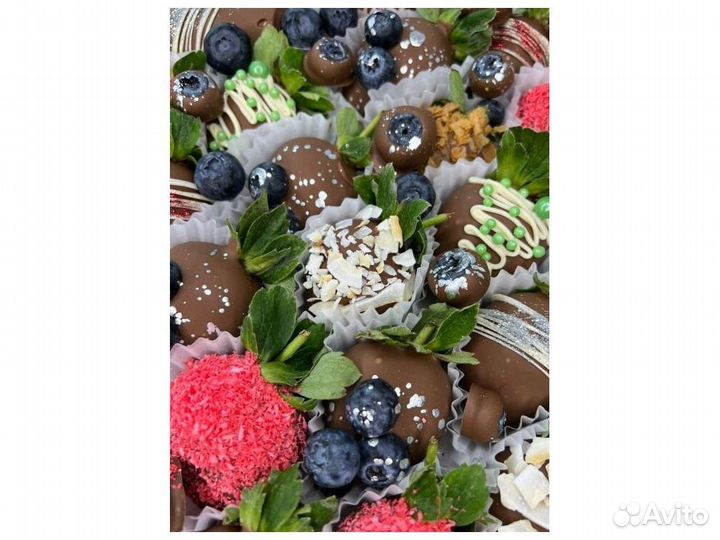 Клубника в шоколаде букеты KLN-2677