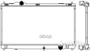 Радиатор системы охлаждения 32718503 Sakura