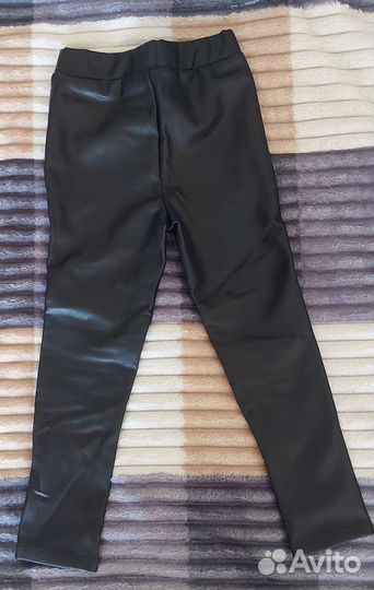 Брюки из кож.зам