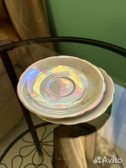 Тарелки перламутр СССР