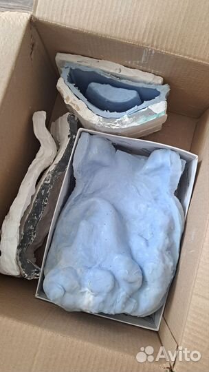 Силиконовая форма + опалубка. давид