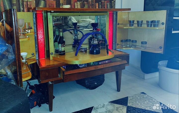 Винтажная бар тумба