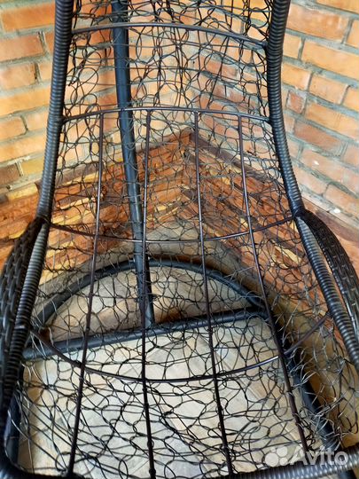 Подвесное кресло кокон со стойкой