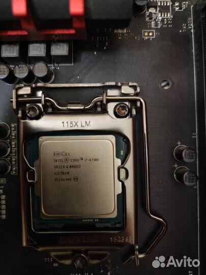 Продам комплект мат.плата, процессор, оперативка