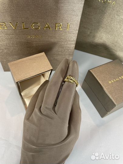 Кольцо bvlgari serpenti viper