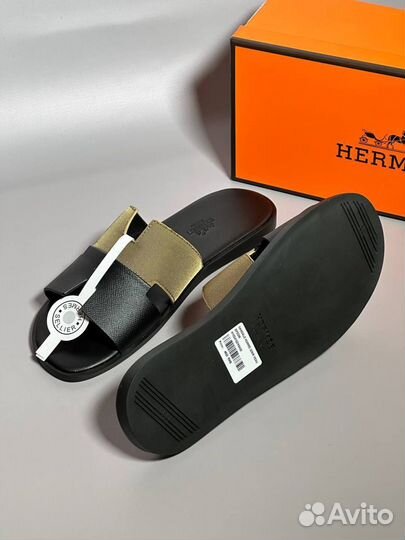 Шлепки hermes мужские