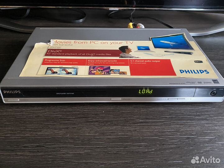 Dvd плеер + karaoke Philips
