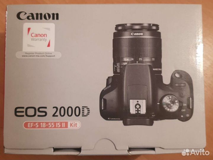Canon EOS 2000D Kit EF-S 18-55 IS II Новый