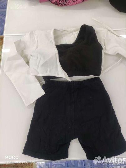 Костюм для тренировки по художественной гим 6-8 л