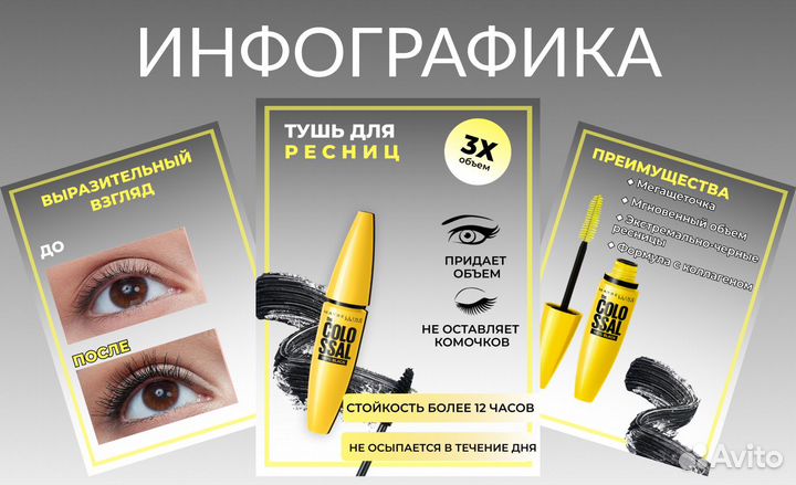 Инфографика для wildberries ozon визитки логотипы