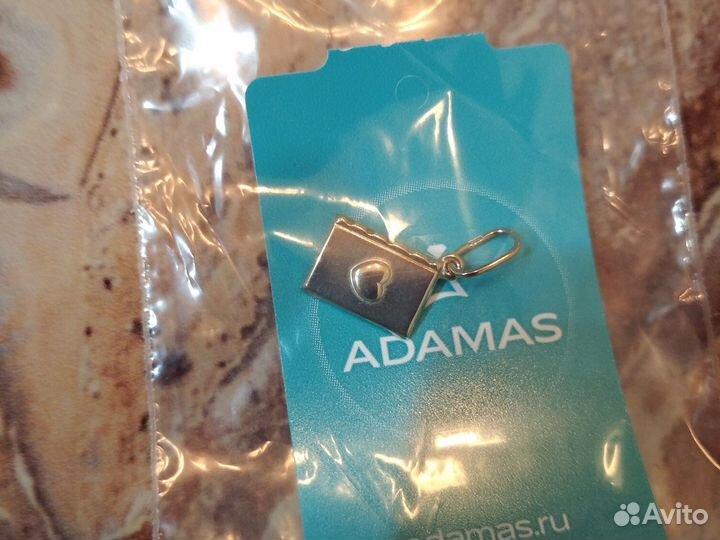 Подвеска кулон Соколов и Адамас подарок