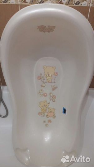 Ванночка для купания с термометром