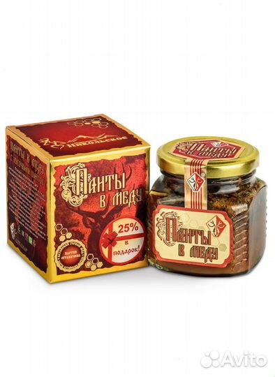 Панты Алтайского Марала в Меду(для мужчин и женщин