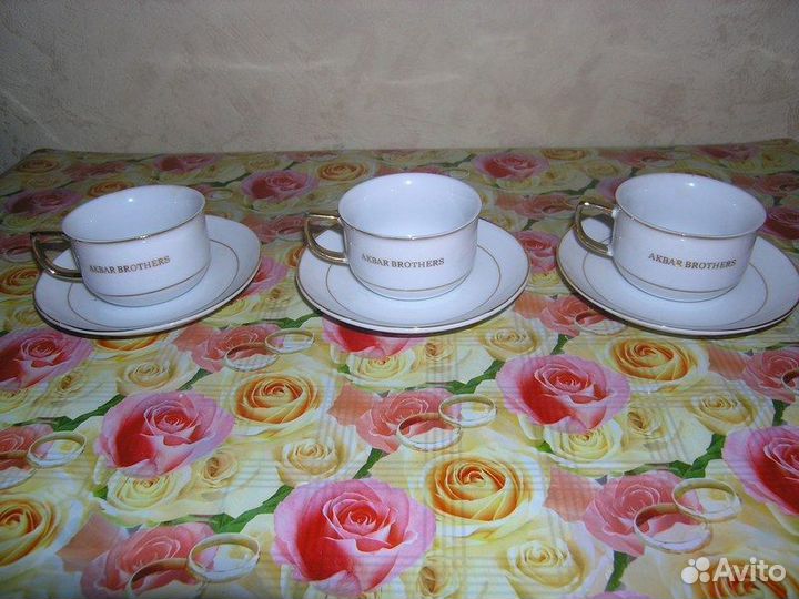 Советские чашки с блюдцами