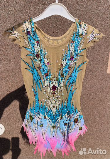 Купальник гимнастический для выступлений 128-140