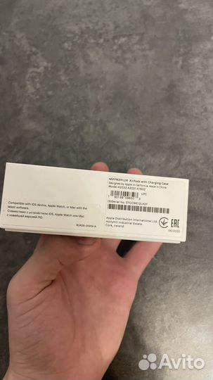 Наушники AirPods(1 ухо не воспроизводит звук)