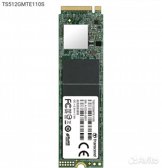 TS512gmte110S, Диск SSD Transcend MTE110S M.2 2280