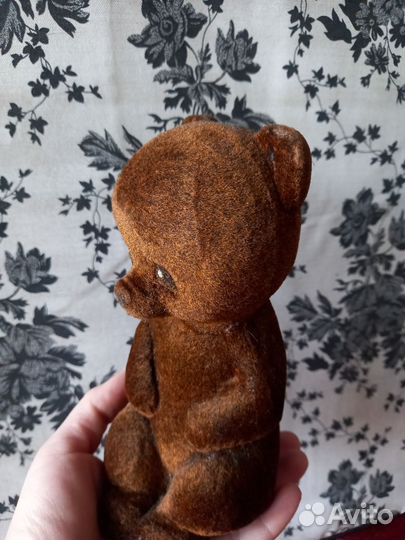 Мишка Плюшевый СССР 17 см. Из Флока г.Таллин