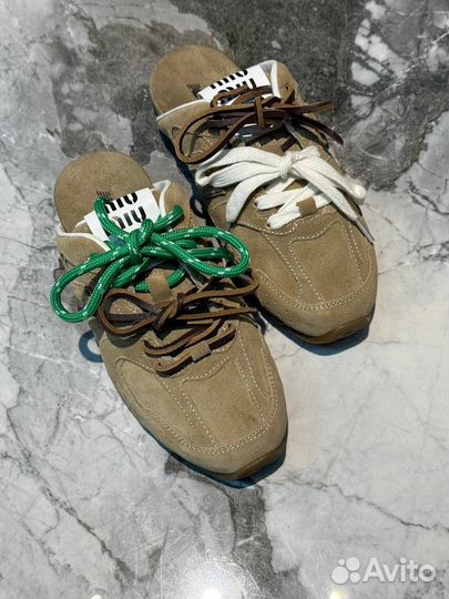 Мюли miu miu x new balance