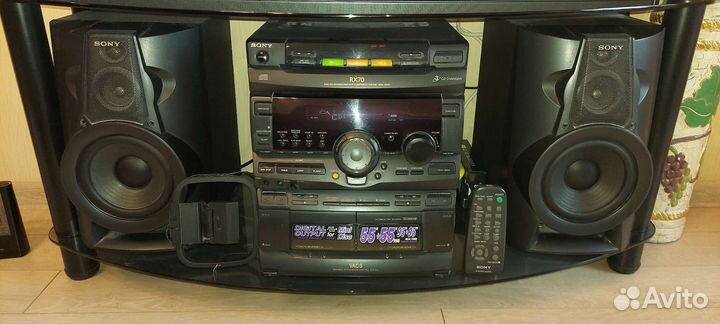 Музыкальный центр Sony RX 70 с колонками