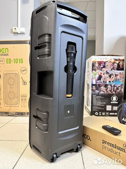 Большая портативная колонка блютуз 70 см высотой