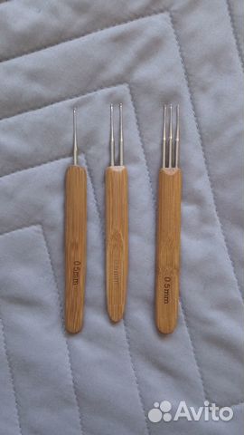 Крючки для дред 0,5 мм (3 шт)