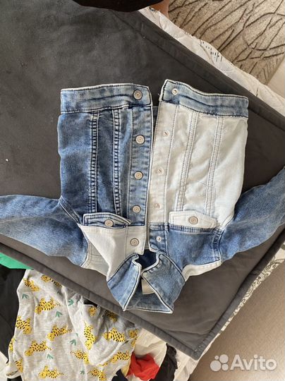 Джинсовая куртка рубашка джинсовя