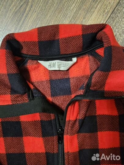 Флисовая кофта h&m