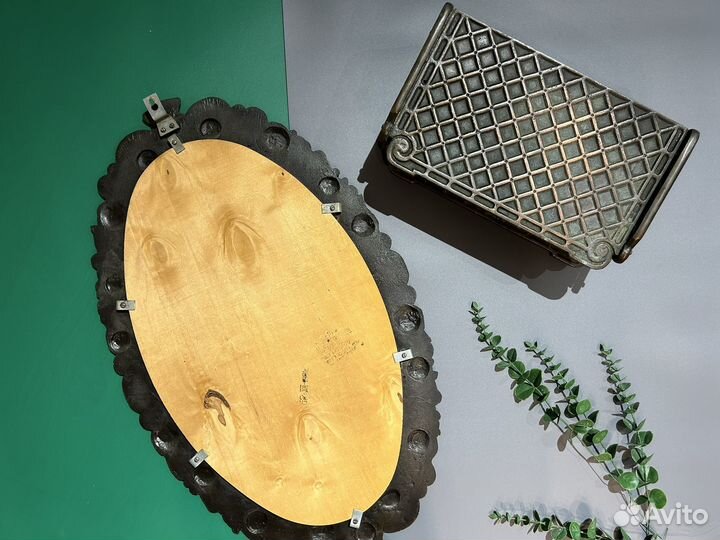 Зеркало настенное СССР с полкой