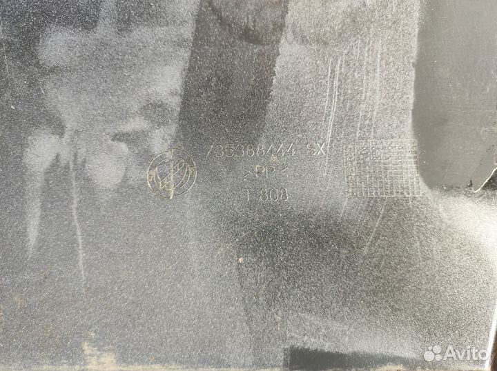 Накладка заднего бампера левая Fiat Doblo