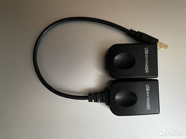 Удлинитель USB сигнала CAT5 экстендер