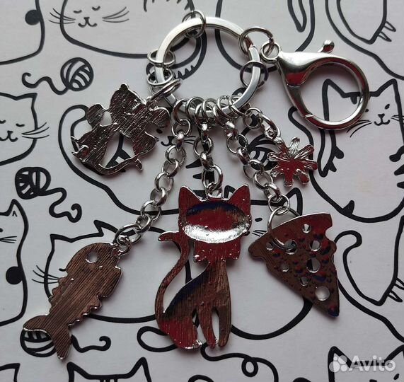 Брелок металл/эмаль 