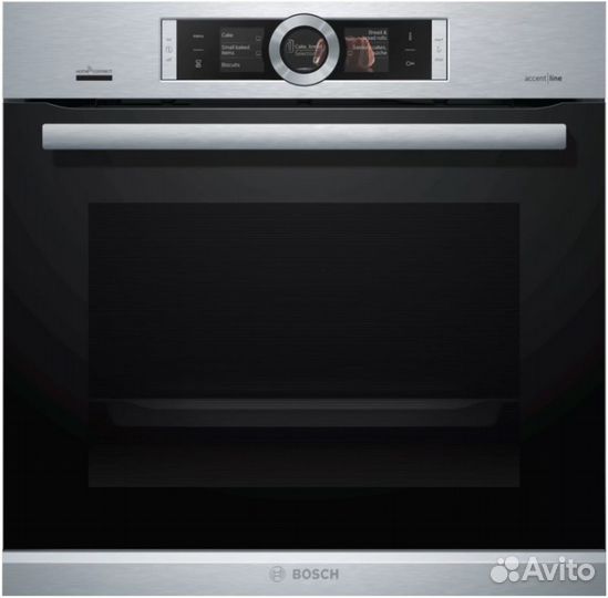 Электрический духовой шкаф Bosch HBG876ES7S, сереб