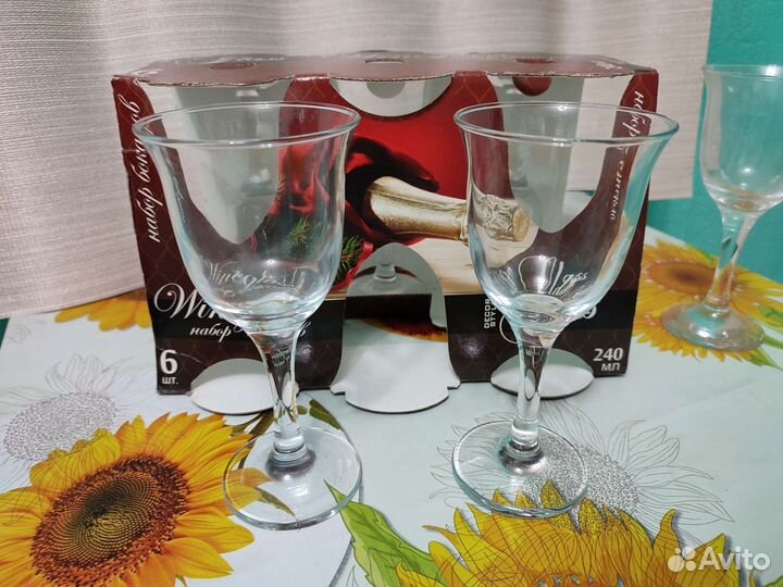 Набор бокалов. Новый