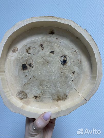 Заготовка тарелки/подноса из дерева