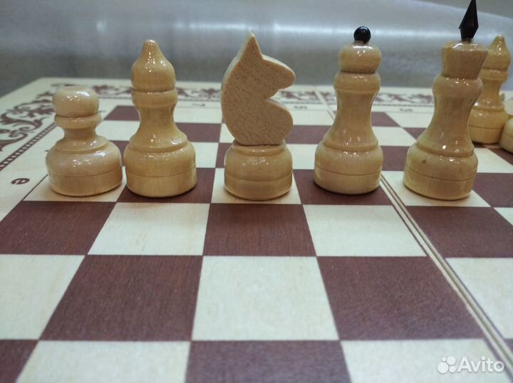 Шахматы+Нарды+Русское лото+Шашки+Карты Набор 5 в 1