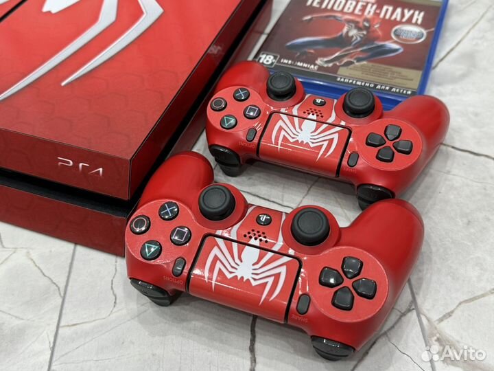 Sony PS4 1Tb + Человек Паук