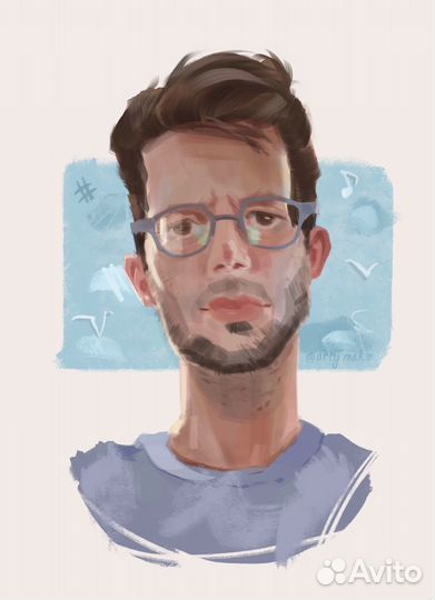 Художник иллюстратор портрет животных, открытки