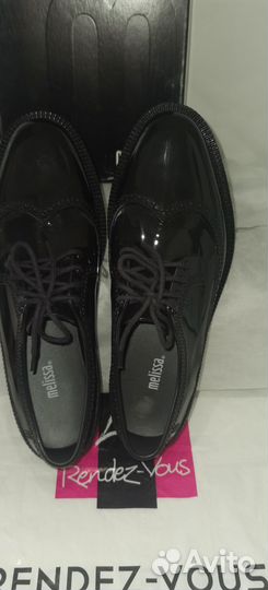 Новые резиновые полуботинки Melissa лоферы туфли