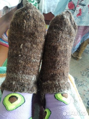 Носки шерстяные домашней работы