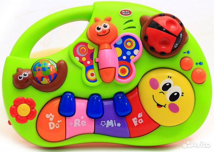 Пианино Веселые жучки Play Smart Развивающая музык