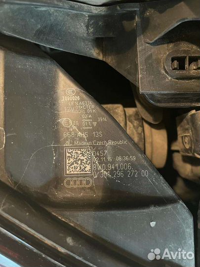 Фары Audi A4 B9