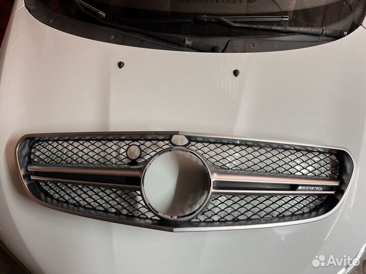 Решетка радиатора mercedes s-clas amg