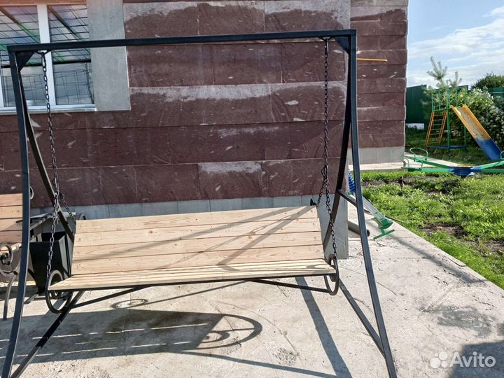 Садовые качели подвесные