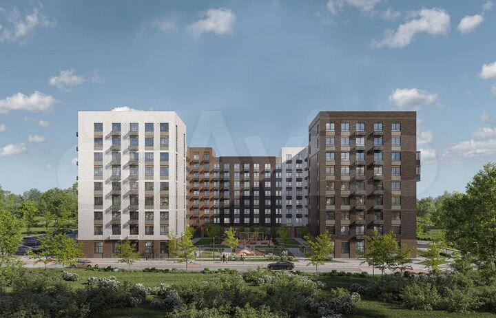 2-к. квартира, 34,7 м², 6/9 эт.